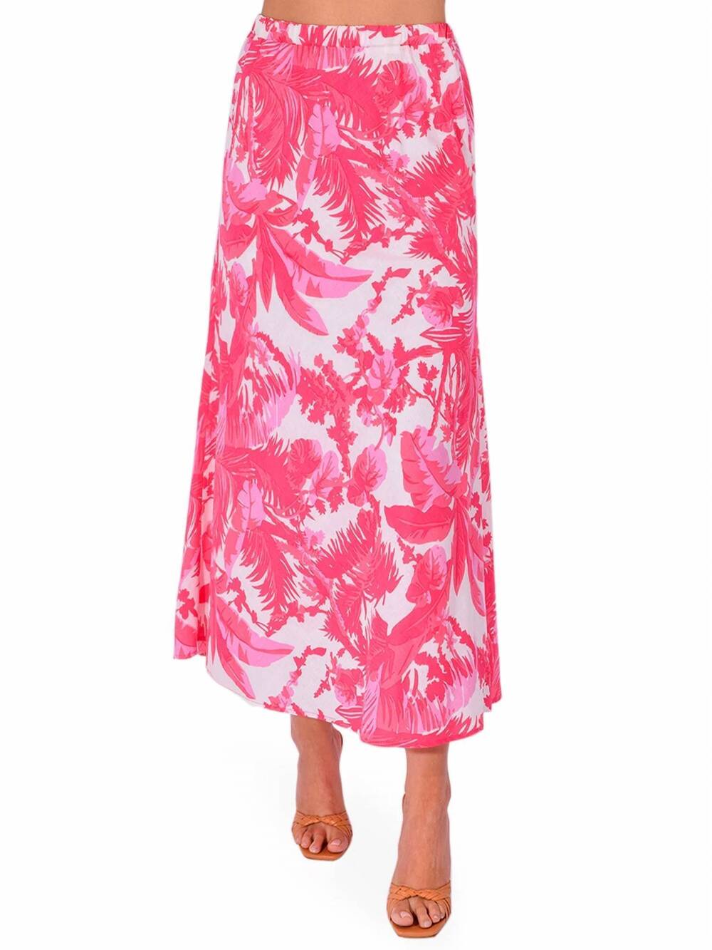 NEW DREW gwen midi skirt in pink